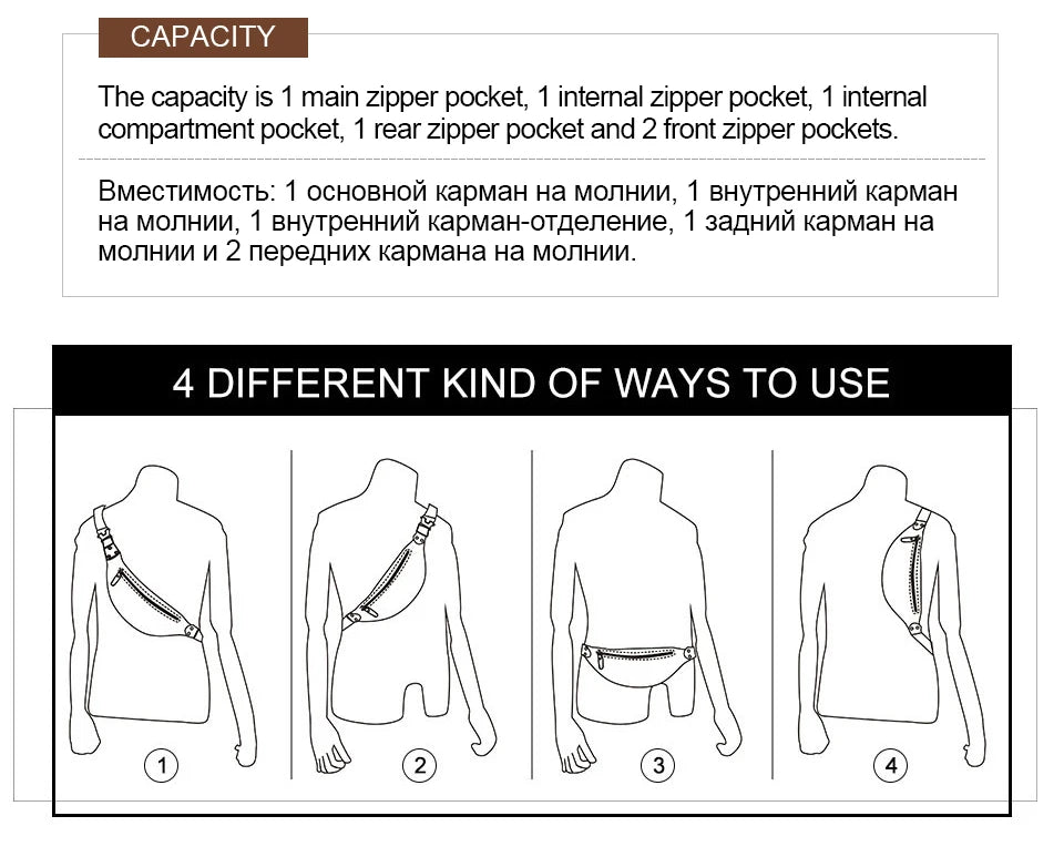 CONTACT'S Genuine Leather Waist Bags for Men Customize Waist Packs Crossbody Bag Phone Pocket Name Engraving Male Travel Bags