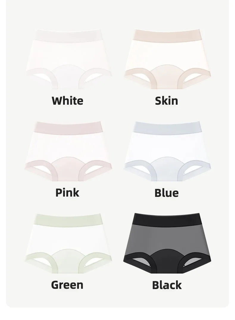Summer Briefs Panties Women Micro Underwear Lady Ice Silk Woman Boxers Women's Shorts Transparent Linergie Sexy Panties Set Pack