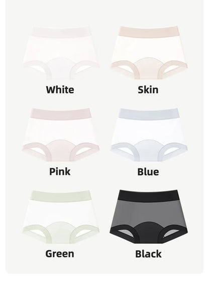 Summer Briefs Panties Women Micro Underwear Lady Ice Silk Woman Boxers Women's Shorts Transparent Linergie Sexy Panties Set Pack