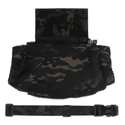 Outdoor DropPouch Muff Hand Warmer Pouch, Stowable Fanny Pack for Winter Airsoft Hunting Gear Camping Hiking Football Fishing