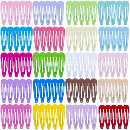 20/40Pcs Alloy Hair Accessories Children Hairpin Cartoon Animal Flower Print Dripping Hair Clips Girls Headdress Head Decoration