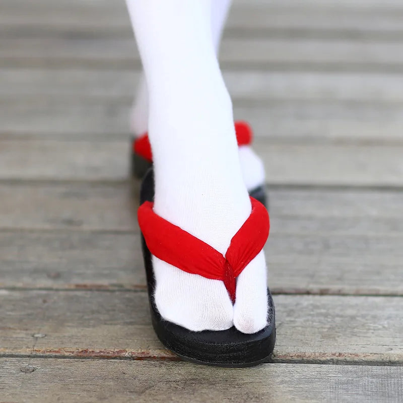 Japanese Anime Women Cosplay Geta Slippers Halloween Costume Cos Shoes Indoor Slippers Wood Clogs Summer Flip Flops Slides