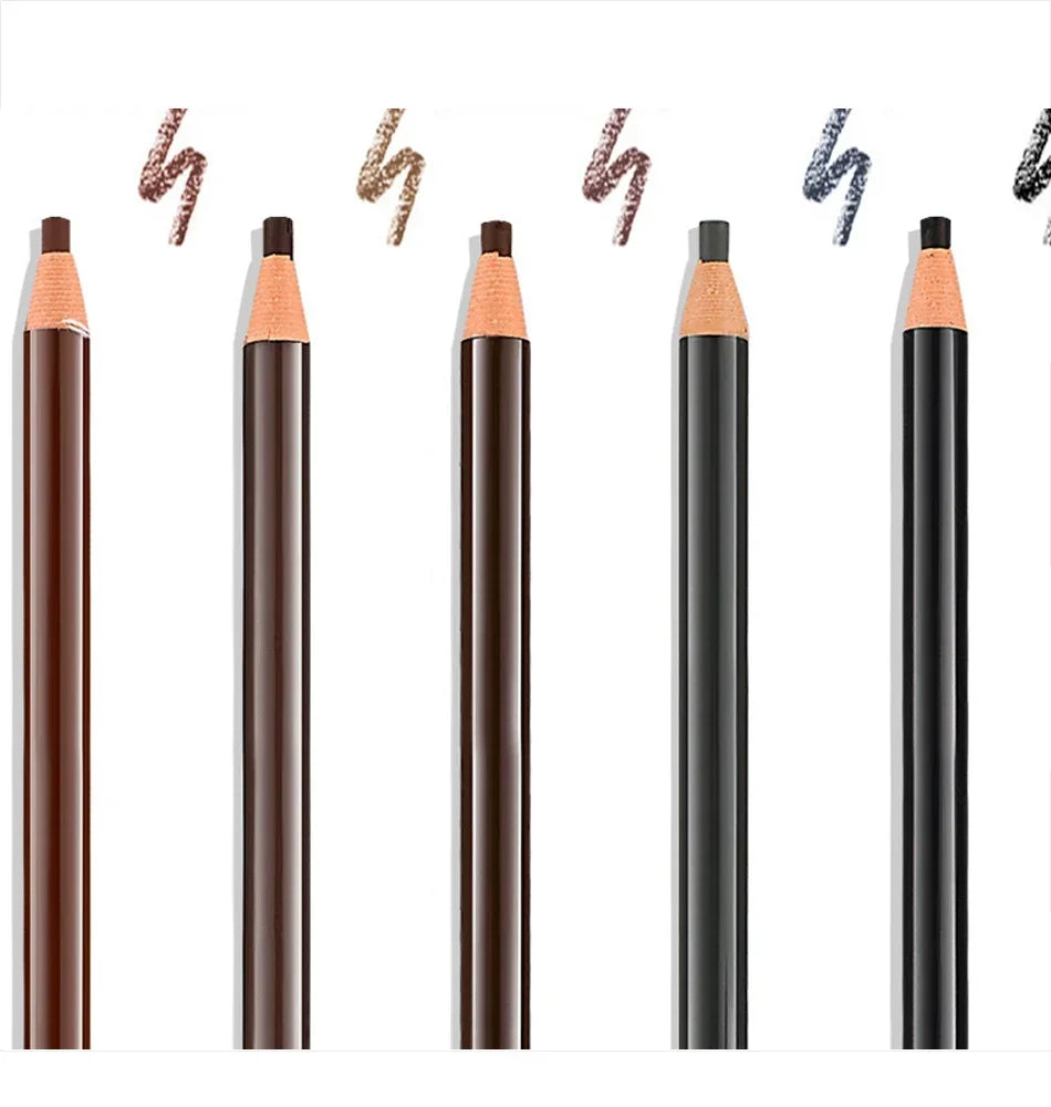 5pcs Professional Microblading Pencil Permanent Eyebrow Pencil Tattoo Waterproof Art Tint Makeup Eye Brow Pen Enhancers Cosmetic