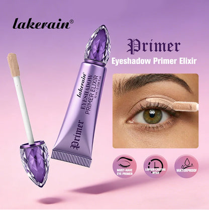 Waterproof Eyeshadow Primer Potion Nude Eyelid Base Primer for Smooth Eye Makeup Waterproof & Long-Lasting Translucent