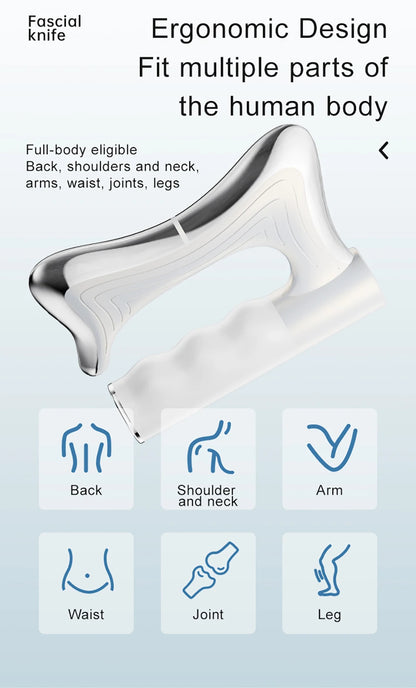 2025 New Electric Fascia Knife Vibration Body Massager Muscle Relaxation Body Lifting Hyperblade Massage Blade Tool