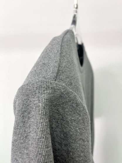 Y2K knotted twist knitted threaded round neck Top women fashionable and versatile navel padded shoulder short-sleeved T-shirt