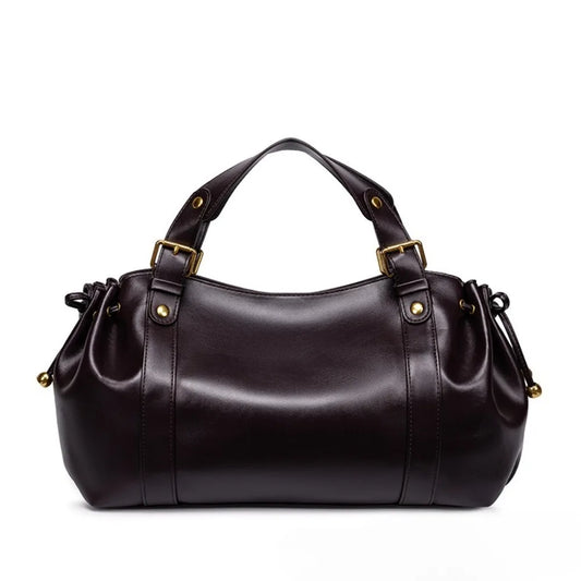 Solid Color Simple Handbag Work Commuter Fashion Women's Bag Shoulder Tote Bag Soft and Comfortable Pillow Bag