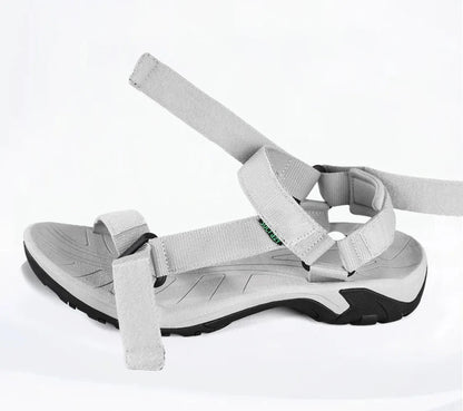 High Quality Summer Open Shoes Men Outdoor Adjustable Sandals Beach Gladiator Rome Breathable Green Pure Black Big Size 47 48