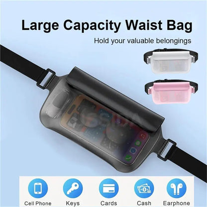 Waterproof Mobilephone Bag Tpu Drift Diving Shoulder Waist Bag Belt Bag for Beach Swimming Iphone Bag for Samsung Redmi Cover