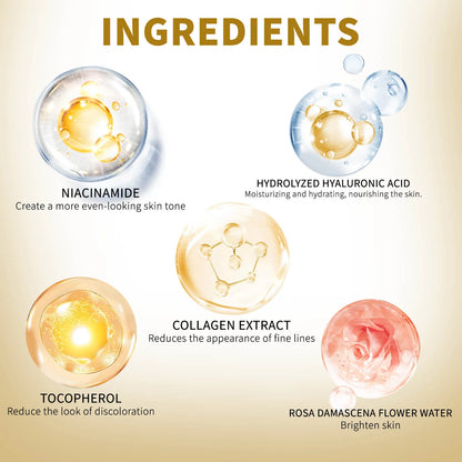 Overnight Collagen Face Mask Wrapping For Anti-Aging Skin Care Mask Moisturizes Skin To Make Wrinkles Less Noticeable Bright