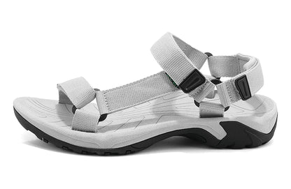 High Quality Summer Open Shoes Men Outdoor Adjustable Sandals Beach Gladiator Rome Breathable Green Pure Black Big Size 47 48