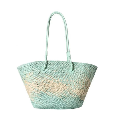 Casual Large Capacity Tote Designer Wicker Woven Women Handbags Summer Beach Bali Straw Bag Lady Travel Big Basket Purse