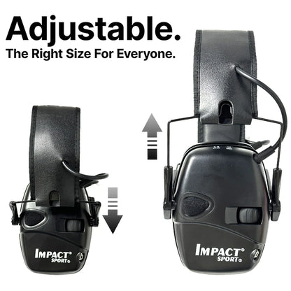 Tactical Electronic Shooting Earmuff Case Anti-noise Headphone Sound Amplification Hearing Protection Headset Foldable with Bag