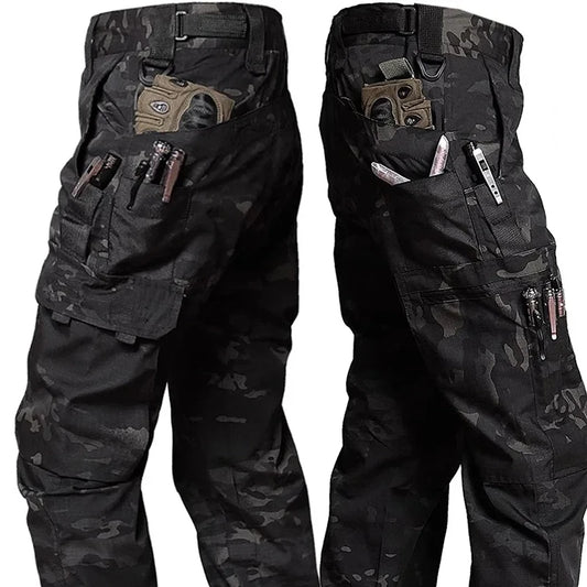 New Tactical Work Pants Men Casual Outdoor Waterproof Cargo Trousers 2/1Pcs Multi-pocket Wear-Resistant Outdoor Training Trouser