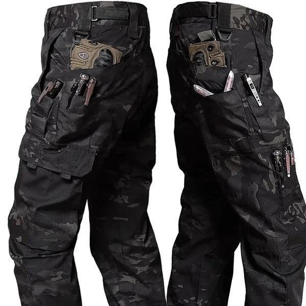 New Tactical Work Pants Men Casual Outdoor Waterproof Cargo Trousers 2/1Pcs Multi-pocket Wear-Resistant Outdoor Training Trouser