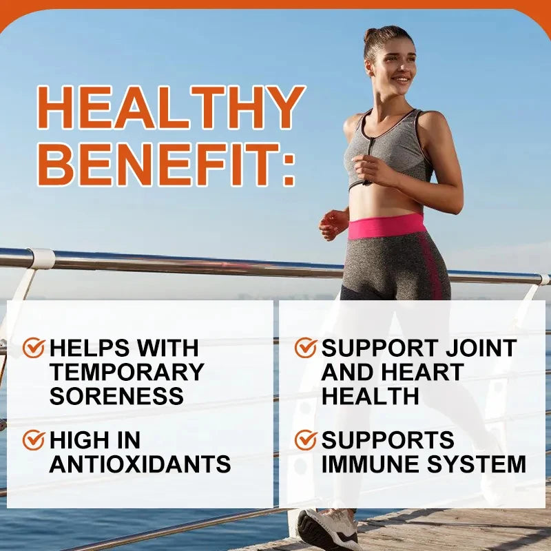 Turmeric Curcumin Capsules 1500mg - Supports Cell Health, Antioxidants, Promotes Joint and Bone Health