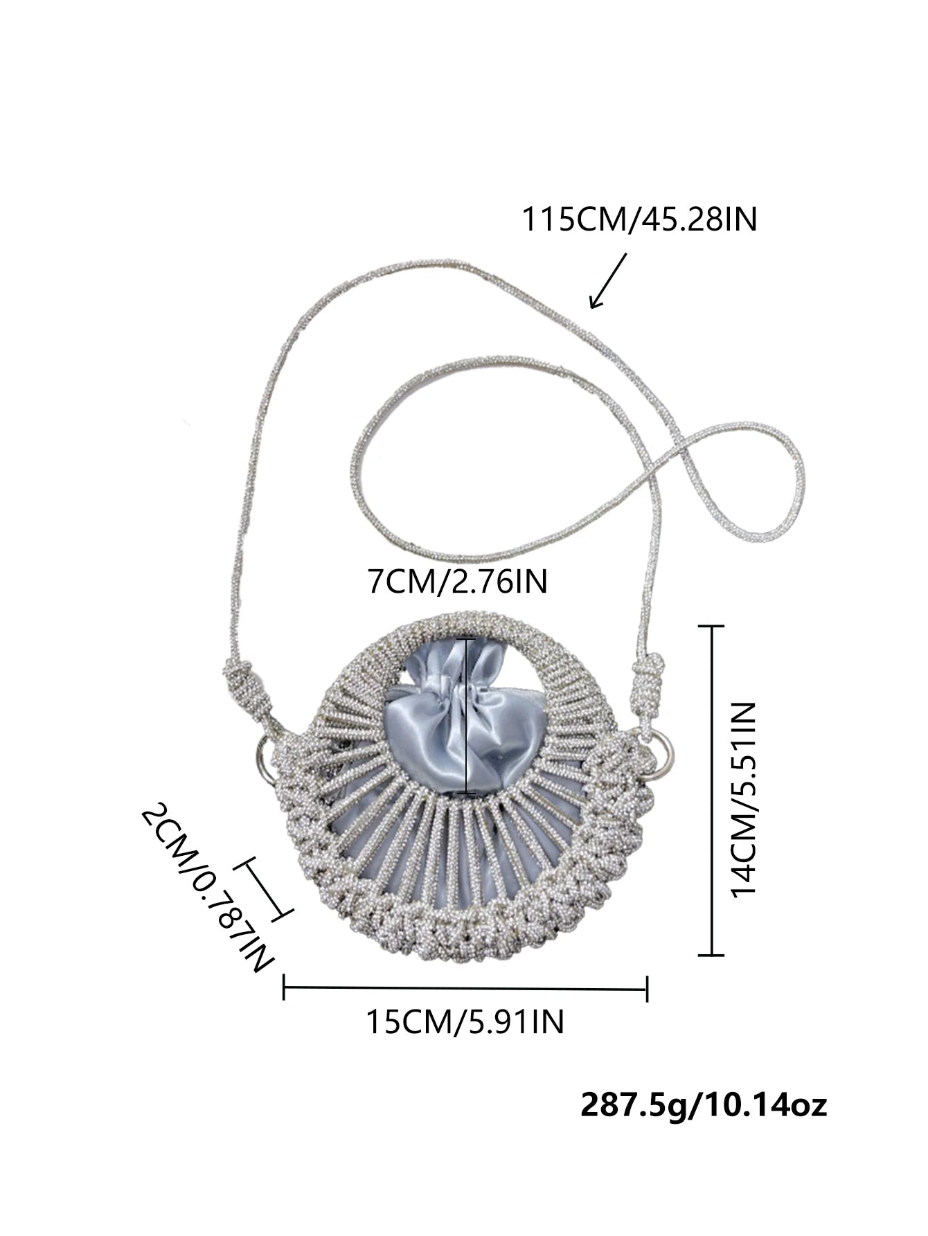 Niche design full diamond shiny small round bag for women 2025 socialite dinner bag casual versatile handbag rhinestone bag