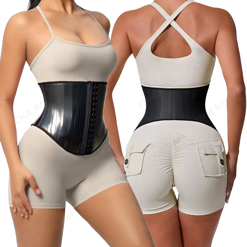 Waist Trainer Shaper Belt Tummy Wrap Hourglass Modeling Strap Latex Corset Belly Slimming Sheath Workout Woman Reductive Girdle