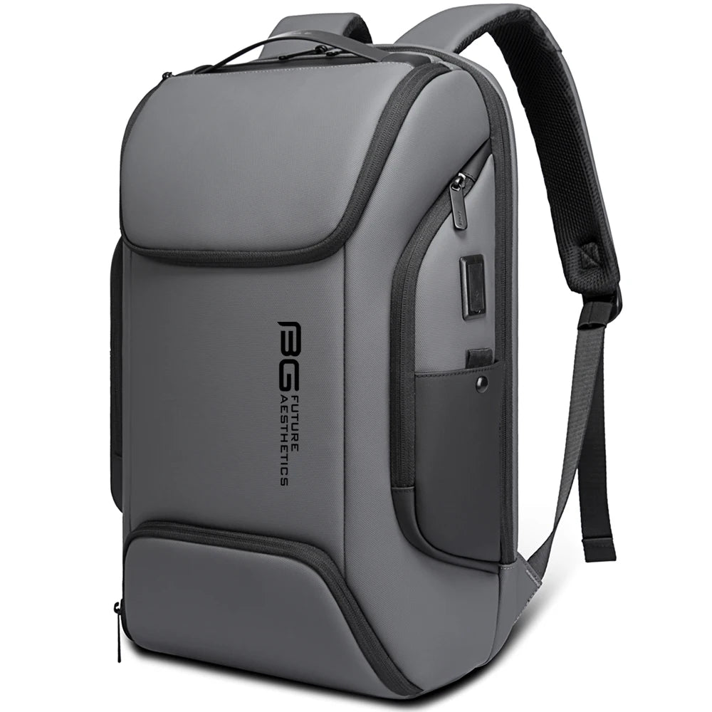 BANGE Business USB Charging Smart Backpacks Fits 15.6 Inch Laptop Commute Backpack WaterProof Carry On Bag for Men Travel Bags