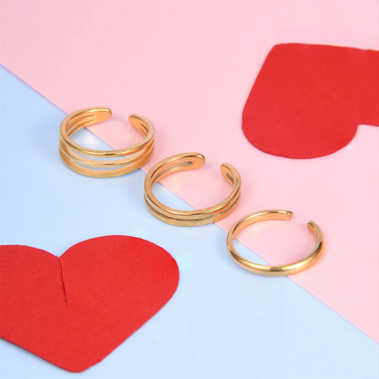 3pcs Adjustable Toe Rings For Women Girls Simple Cute Beach Open Toe Set Summer Beach Stainless Steel Foot Jewelry