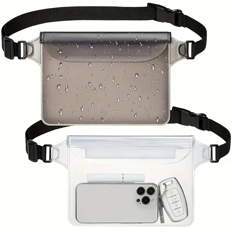 High Quality Waist Bag with Adjustable Strap, Suitable for Beach, Swimming, Diving, Rowing, Fishing Waterproof Belt Bag