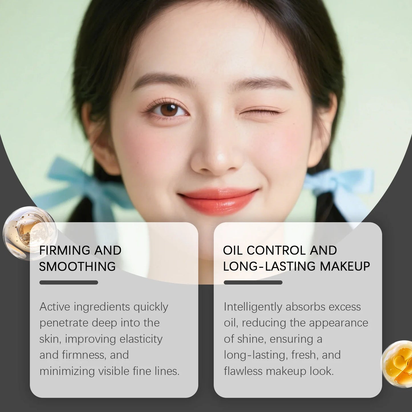 Face Tighten Cream Face Primer Moisturizer Pre-Makeup Isolation Hydrating Base Smoothing Fine Lines Firming Brightening Face Ski