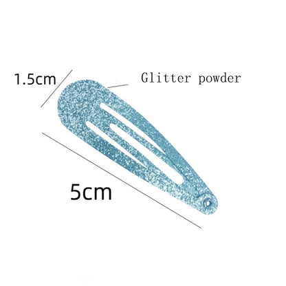40Pcs/Lot Hair Accessories Girls Hairpin Print Cartoon Fruit Animal Flower Hair Clip Cute Powder Hairgrip New Children Headdress