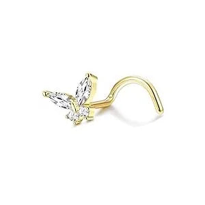 Bobisty Nose Ring Stainless Steel Nose Piercing Stud Septum Rings Lip Rings for Women Men