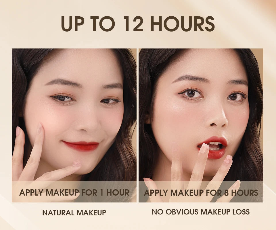 Silk Smooth Oil Control Pressed Powder Makeup Setting Powder Waterproof Long Lasting Face Powder For Flawless Matte Finish
