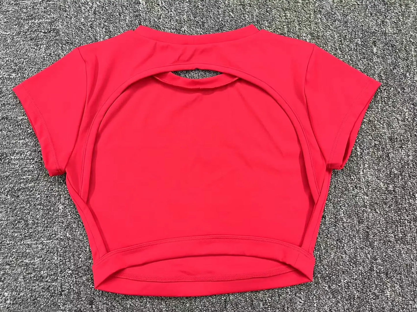 Hearuisavy Summer Sports Shirts Breathable Workout Tops Fitness Sportswear Backless Yoga Clothing Sport Crop Tops Women Gym Top