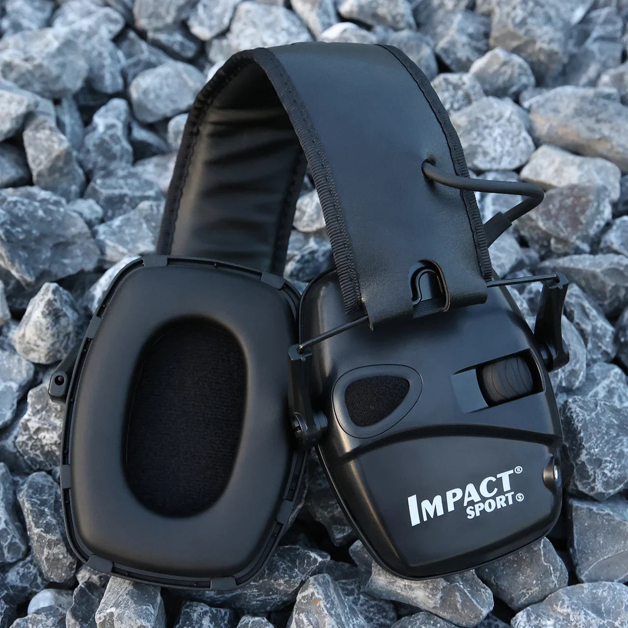 Tactical Electronic Shooting Earmuff Case Anti-noise Headphone Sound Amplification Hearing Protection Headset Foldable with Bag