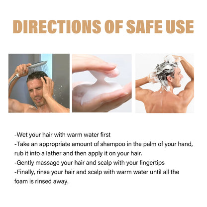 100ml Dense Hair Shampoo Root Activating Shampoo Mane Strengthening Activating Shampoo Dry Frizzy Treatment Deep Nourishment