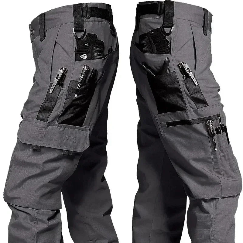 New Tactical Work Pants Men Casual Outdoor Waterproof Cargo Trousers 2/1Pcs Multi-pocket Wear-Resistant Outdoor Training Trouser