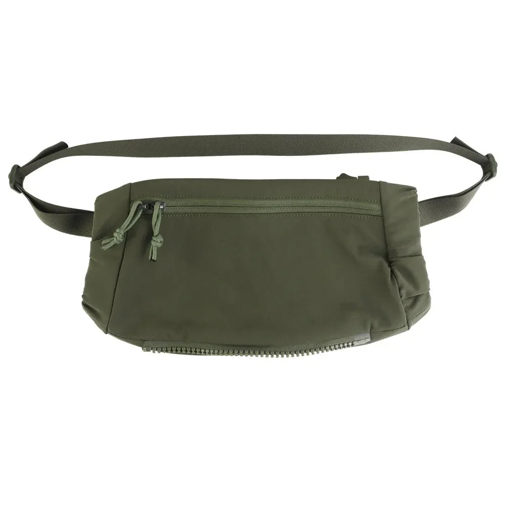 Outdoor DropPouch Muff Hand Warmer Pouch, Stowable Fanny Pack for Winter Airsoft Hunting Gear Camping Hiking Football Fishing