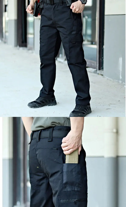New Tactical Work Pants Men Casual Outdoor Waterproof Cargo Trousers 2/1Pcs Multi-pocket Wear-Resistant Outdoor Training Trouser