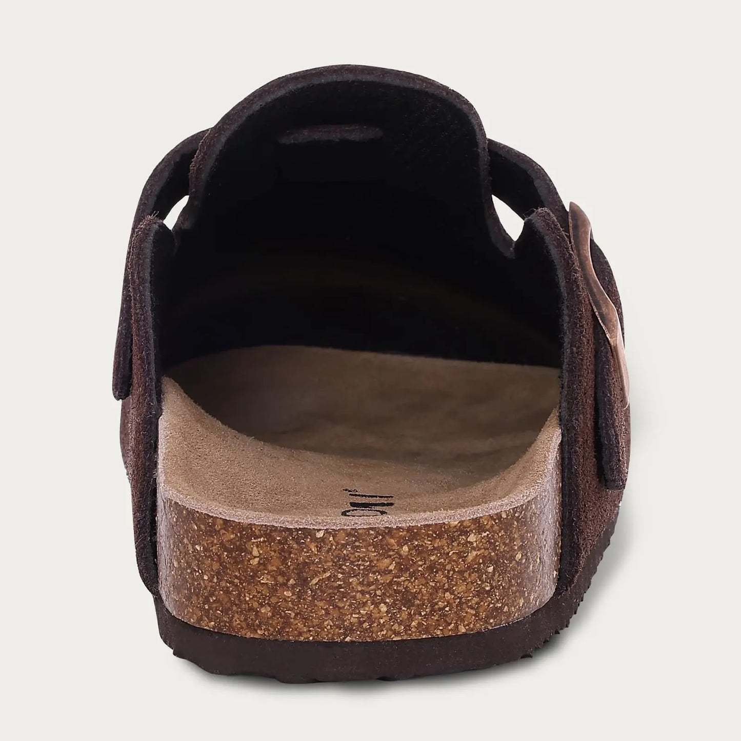 Goosecret Genuine Cow Suede Clogs for Women Men Clogs Soft Cork Footbed Mules Leisure House Shoes with Arch Support Beach Slides