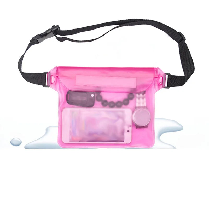 Waterproof Mobilephone Bag Tpu Drift Diving Shoulder Waist Bag Belt Bag for Beach Swimming Iphone Bag for Samsung Redmi Cover