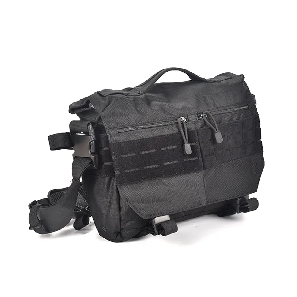 Men Postman Messenger Bag Large Capacity Laptop Crossbody Bag Casual Shoulder Commuter Work Satchel