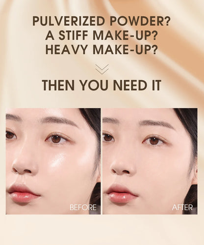 Silk Smooth Oil Control Pressed Powder Makeup Setting Powder Waterproof Long Lasting Face Powder For Flawless Matte Finish