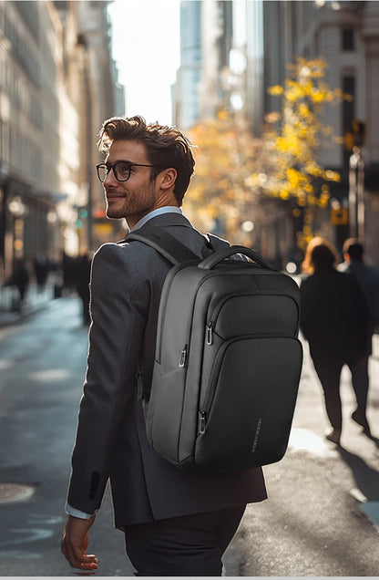 HK Multifunctional Business Backpack Men Large Capacity Travel Backpack Waterproof 17.3" Laptop Bag With USB Office Work Daypack