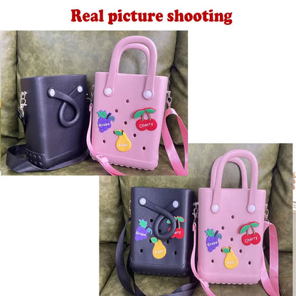 Beach Tote Silicone Basket with Sand Waterproof Travel Bag Sandproof Handbag Multi-Purpose Storage Bag for Boat Pool Sports Gyms