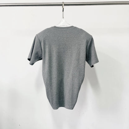 Y2K knotted twist knitted threaded round neck Top women fashionable and versatile navel padded shoulder short-sleeved T-shirt
