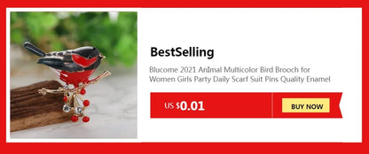 Amazing Price Little Blue Eyes Chick Shape Brooches Copper Zircon Brooch For Women Girls Collar Suit Pin Dress Sca