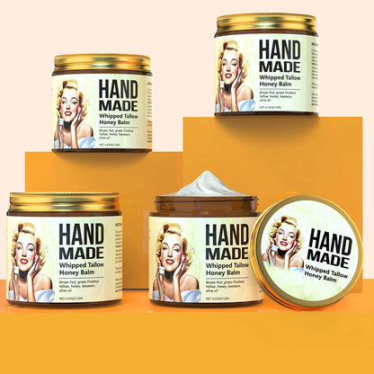 ENVISHA Handmade Skin Care Honey Whipped Tallow Face Cream Moisturizing Firming Nourishing Beauty Health