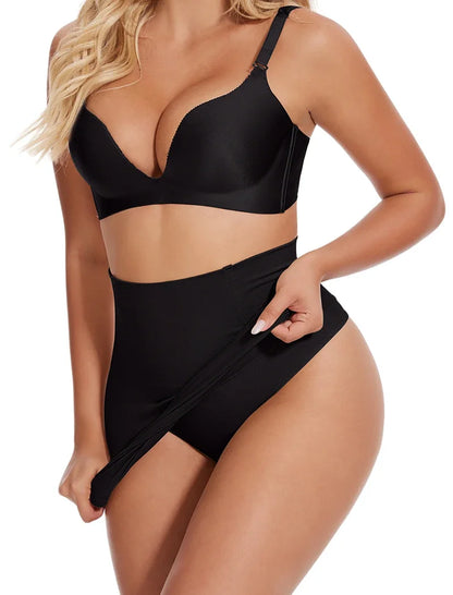 Half Slip Shapewear for Women Under Dresses Built-in Panties High Waist Tummy Control Slips Skirts Butt Lifter Body Shaper Dress