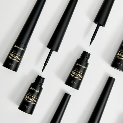 Matte Liquid Eyeliner Matte Eyeliner Waterproof and Sweat-Proof Non-Smudge Liquid Eyeliner Smooth Liquid Eyeliner