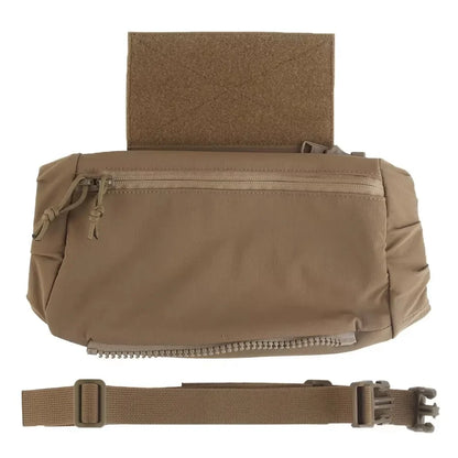 Outdoor DropPouch Muff Hand Warmer Pouch, Stowable Fanny Pack for Winter Airsoft Hunting Gear Camping Hiking Football Fishing