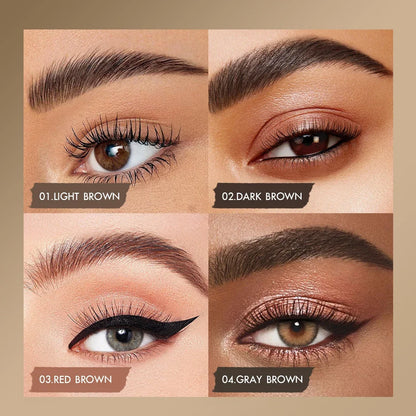 1PC Eyebrow Gel Pen with Angled Brush - Quick-Dry, Long-Lasting, Natural Shaping & Filling for All Skin Types, Waterproof