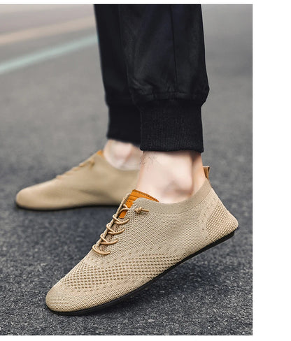 YRZL Men's Shoes Breathable Casual Driving Shoes Indoor Outdoor Men Shoes Loafers Lightweight Comfortable Soft Sole Walking Shoe