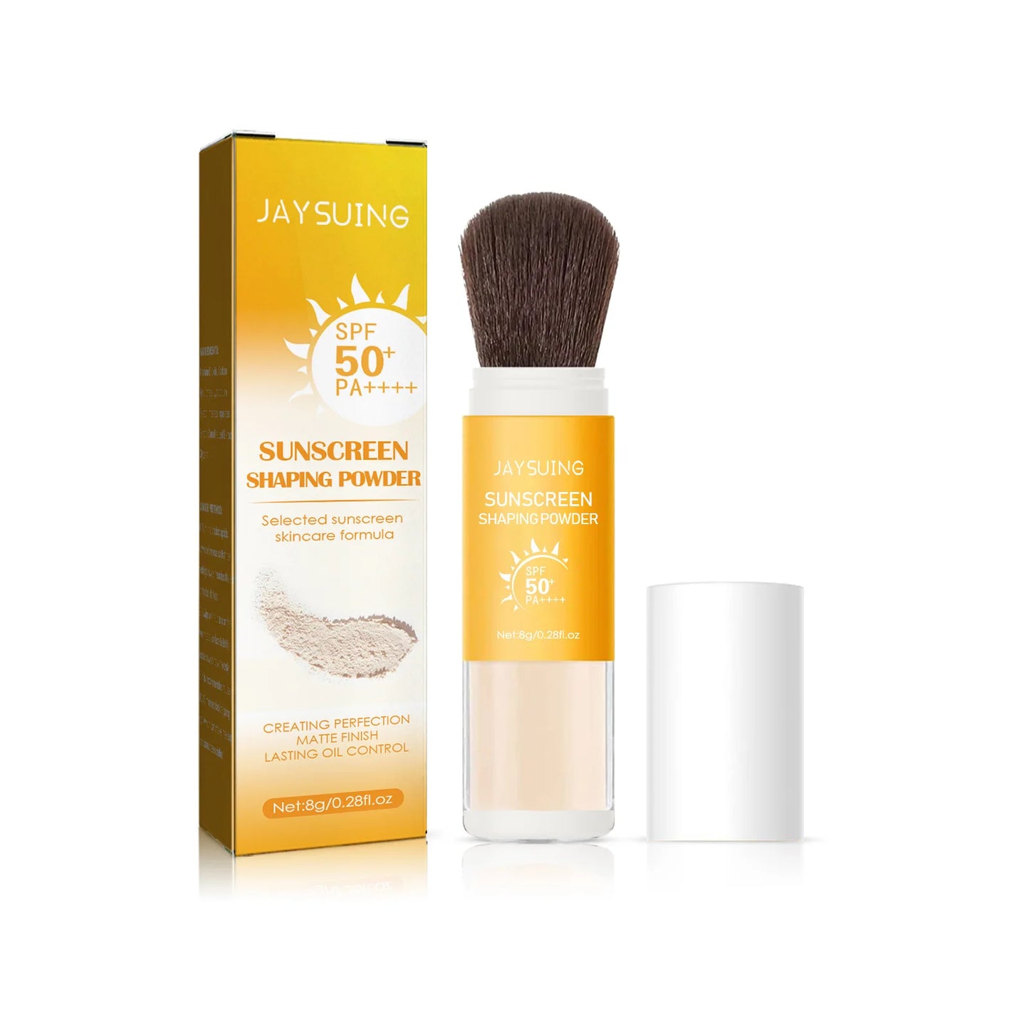 Sunscreen Loose Powder Sunblock Skin Protective Invisible Pore Solar Blocker Lasting Oil Control Light Waterproof Setting Powder